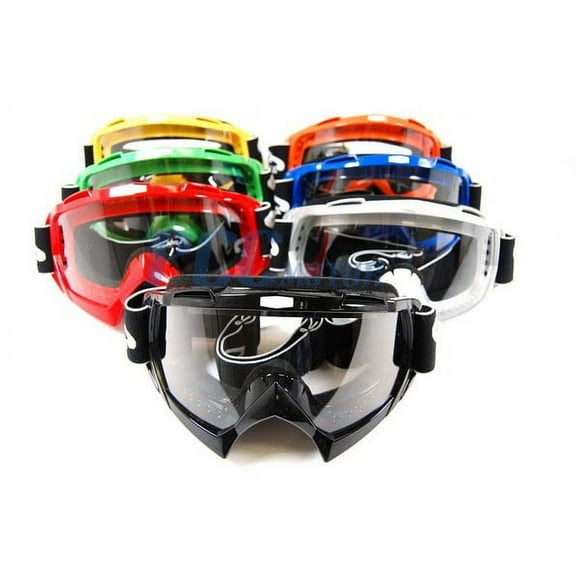 Pcc Motor MX Goggles, Black, Optically Correct, Anti-Fog, UV400, Unisex Motorcycle Goggles