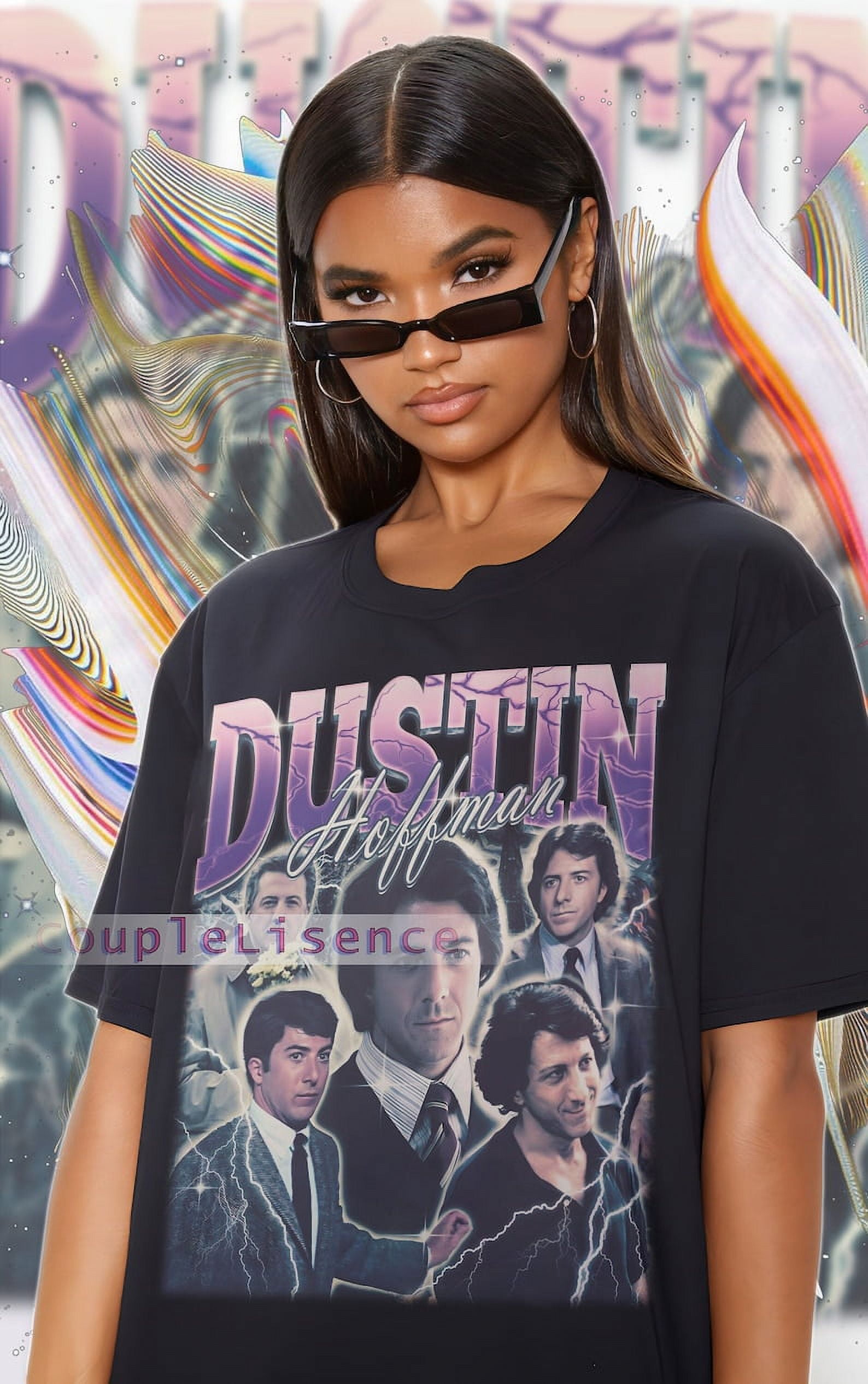 [BLACK] DUSTIN HOFFMAN Vintage Shirt Dustin Hoffman Homage Retro