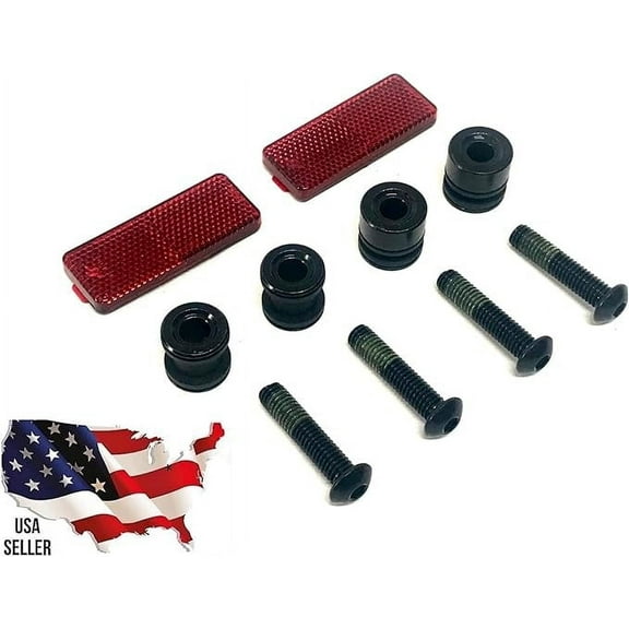 BLACK Detachable Docking Hardware Kit Harley Davidson Softail Quick Release Rear Passenger Sissy Bar Backrest 2003-2017 Detachables Back Rest 53932-03A 03 Fat Boy Deluxe Slim SissyBar FatBoy Springer