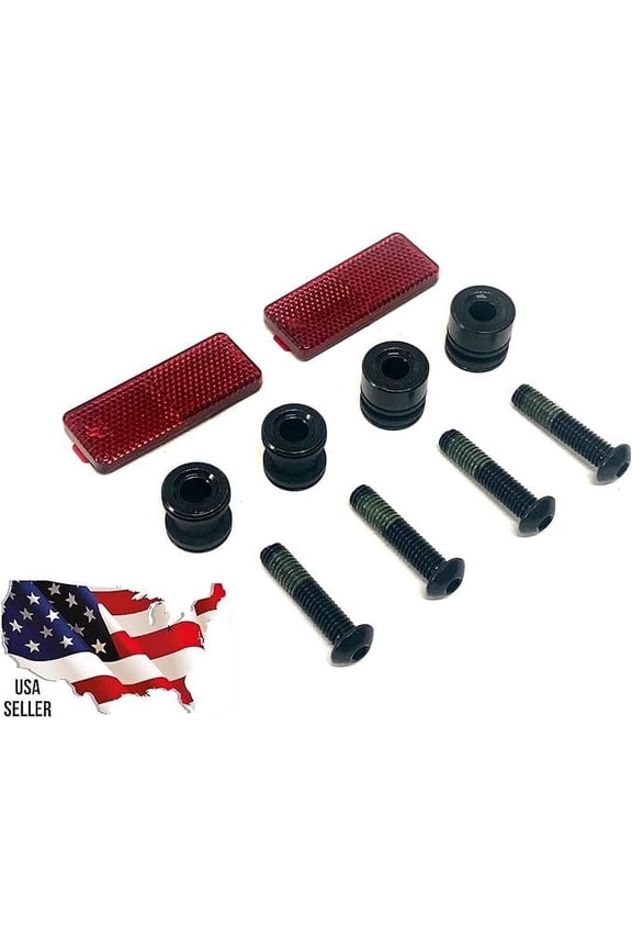 BLACK Detachable Docking Hardware Kit Harley Davidson Softail Quick Release Rear Passenger Sissy Bar Backrest 2003-2017 Detachables Back Rest 53932-03A 03 Fat Boy Deluxe Slim SissyBar FatBoy Springer