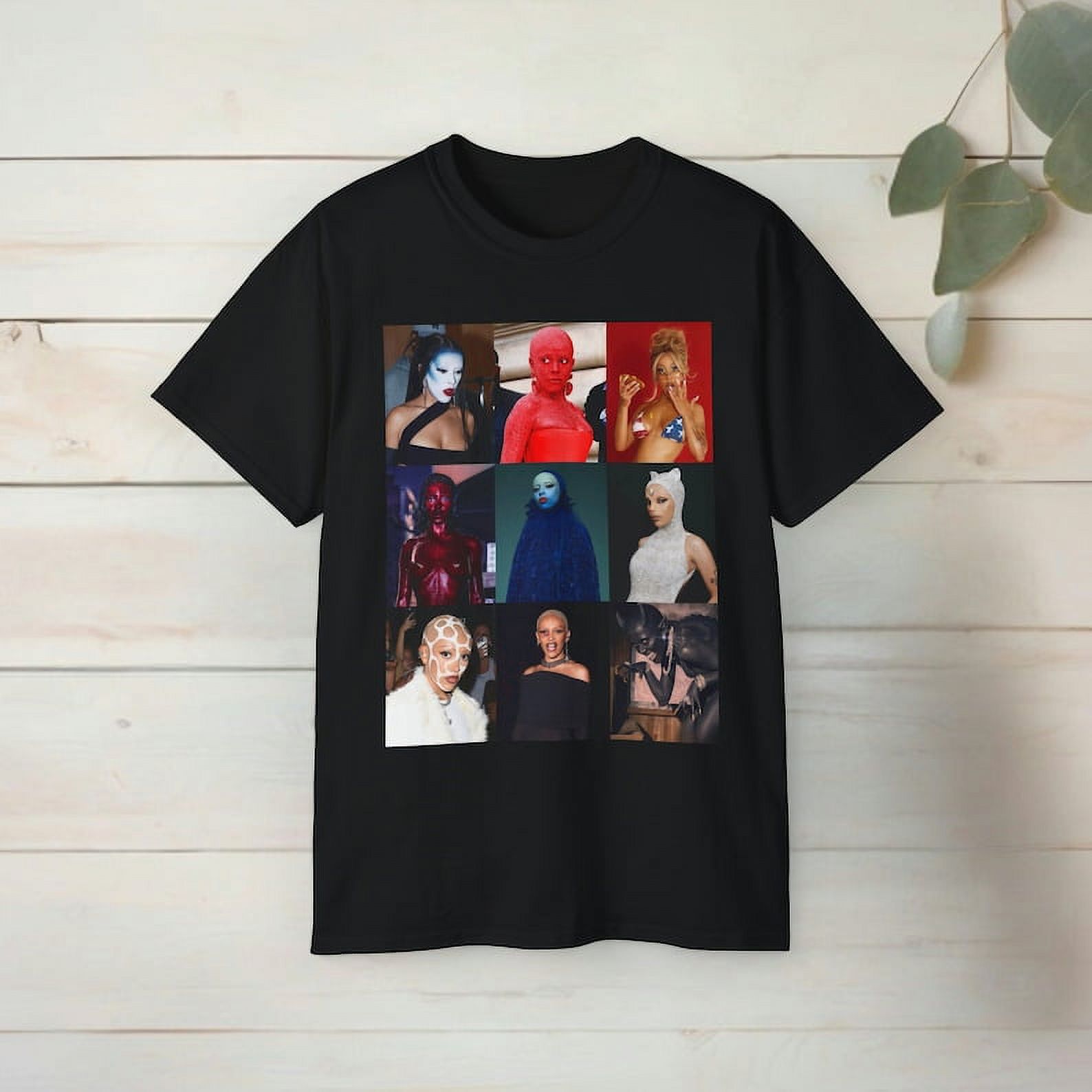 [BLACK] Doja Cat Multi Pic T Shirt, Dojas Shirt, Doja Cat Demons, Doja
