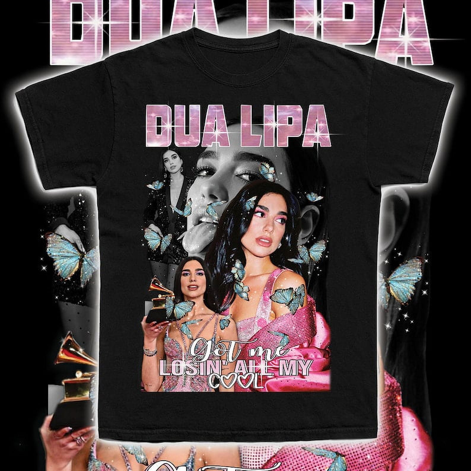 [BLACK] Dua Lipa , Future Nostalgia Tshirt , ready to print, printable