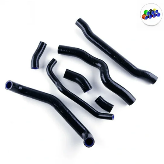 BLACK FOR HONDA VTR 1000 F FIRESTORM 1997-2006 SILICONE RADIATOR COOLANT HOSE