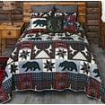 BLACK FOREST DECOR Antler Ridge Quilt Bed Set Full/Queen