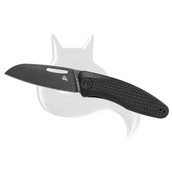 BLACK FOX Knives Feresa Liner Lock BF-762BB Black Aluminum & D2 Pocket Knife