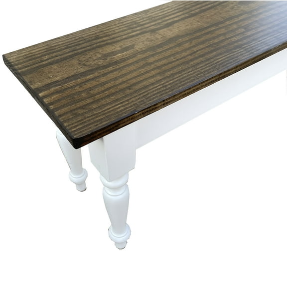 BLACK FRANKLIN FARMHOUSE BENCH-48