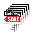 thumbnail image 1 of BLACK FRIDAY SALE 5 Pack Of 18" x 24" Yard Sign & Stake | Advertise Your Business | Stake Included Image On Front Only | Made in The USA, 1 of 3