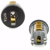 (BLACK) File Cabinet , Desk or Cubicle Replacement Lock Core for CompX Timberline 100TA