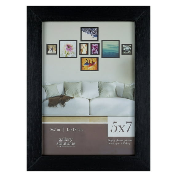 BLACK GALLERY 5x7 frame by Gallery Solutions - 5x7