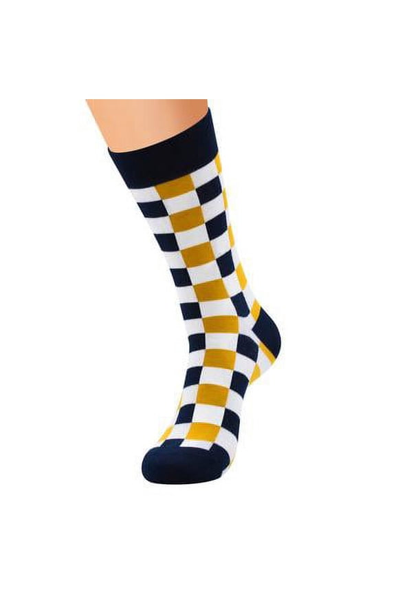 BLACK & GOLD CHESS SOCK