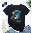 [BLACK] Graphic Bad Bunny Signature TShirt