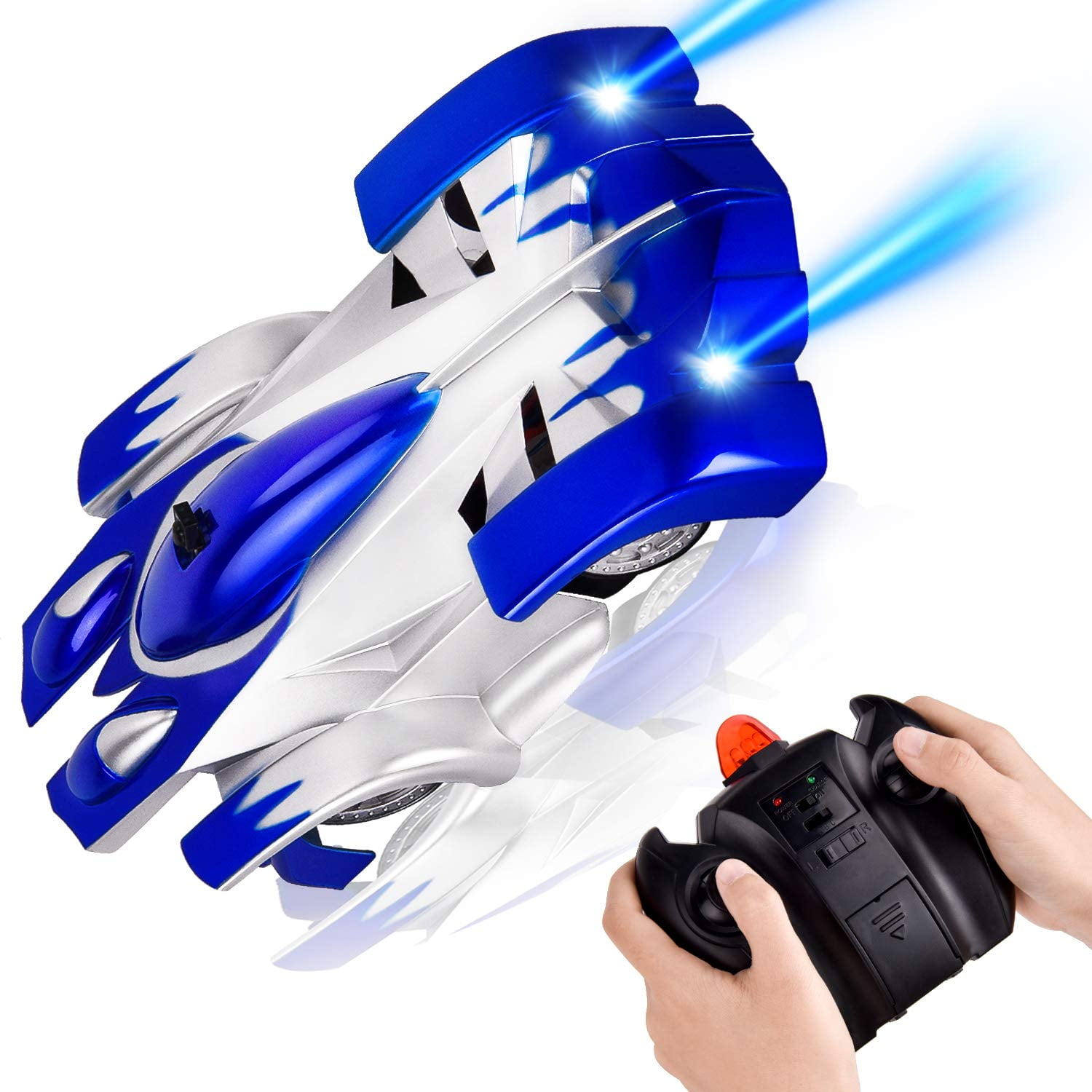 BLACK Gravity Defying RC Car Remote Control Drives on Ceilings Charged Movement Walmart