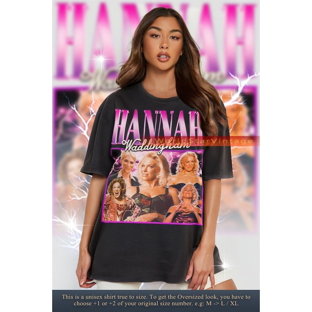 [BLACK] HANNAH WADDINGHAM Vintage Shirt, Hannah Waddingham Homage ...