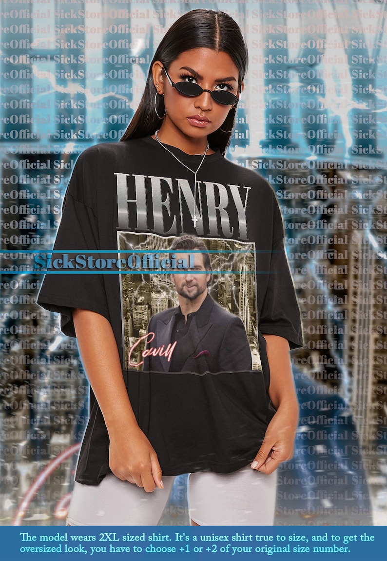 [BLACK] HENRY CAVILL Shirt, Henry Cavill Homage Tshirt, Henry Cavill ...