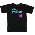 thumbnail image 1 of BLACK Heat Tyler Herro Vice City Logo T-shirt ADULT, 1 of 1