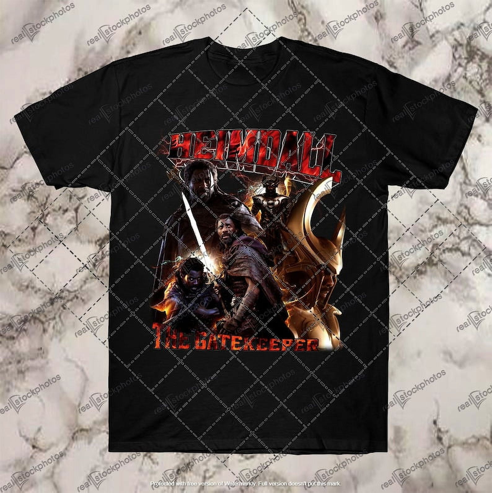 [BLACK] Heimdall Thor Tshirt Shirt Tee