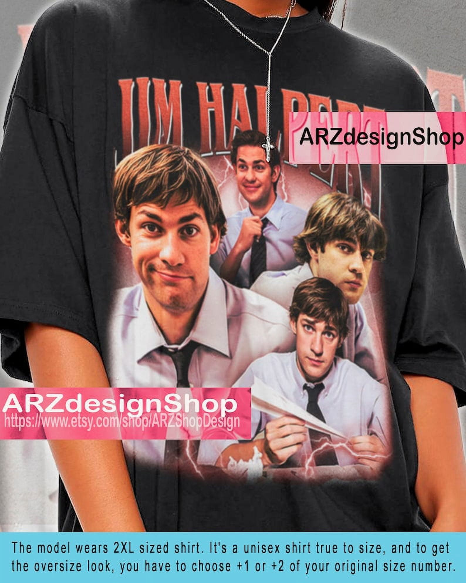 [BLACK] Homage Jim Halpert TShirt Vintage 90s