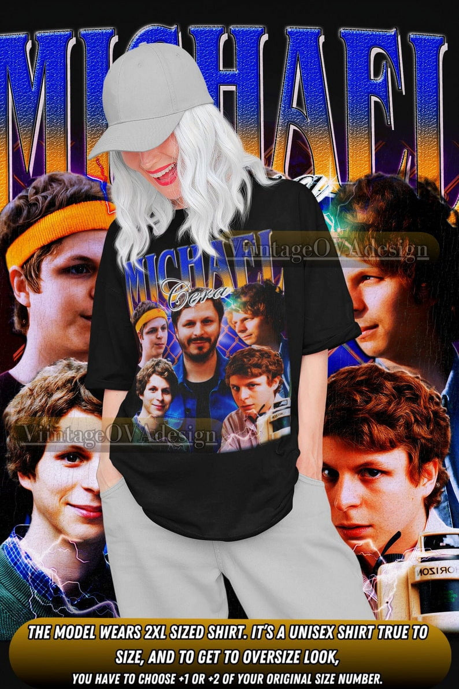 [BLACK] Homage Michael Cera 90s Tshirt