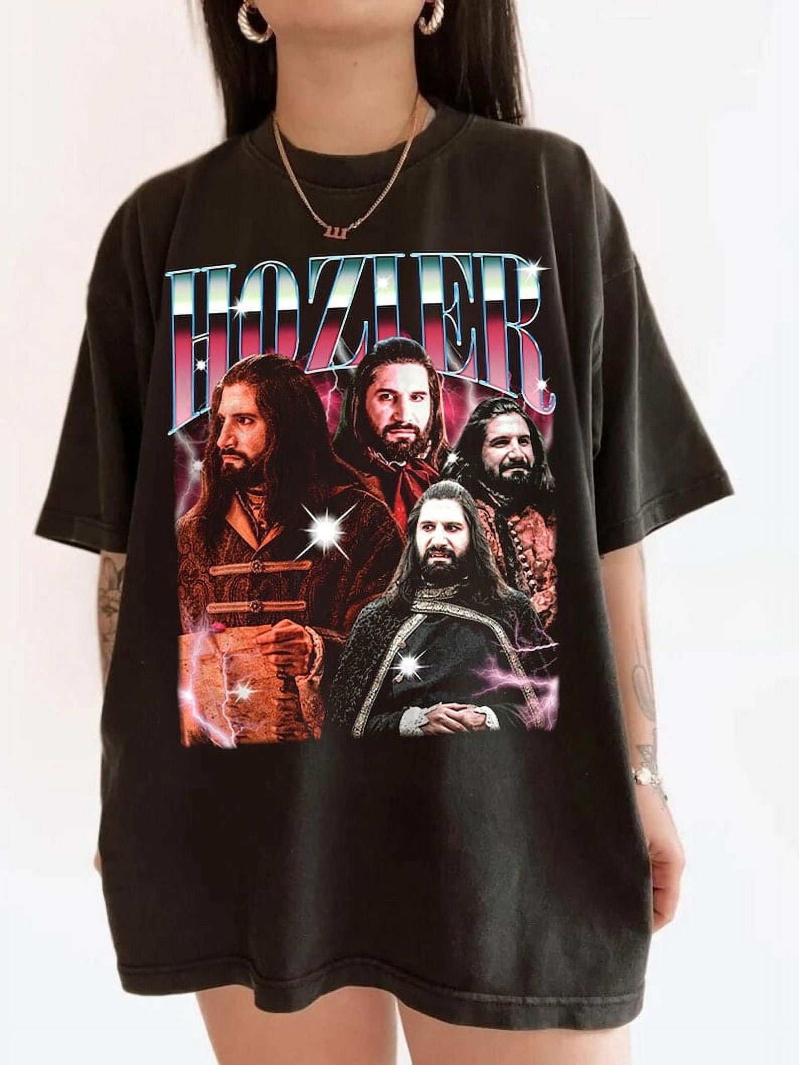 [BLACK] Hozier Nandor Shirt, Lord Of The Rings Hozier Aragon Shirt