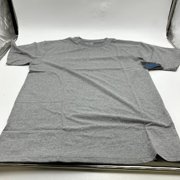 BLACK ICE PLAIN SHORT SLEEVE T-SHIRT - SIZE MEN L - CHARCOAL