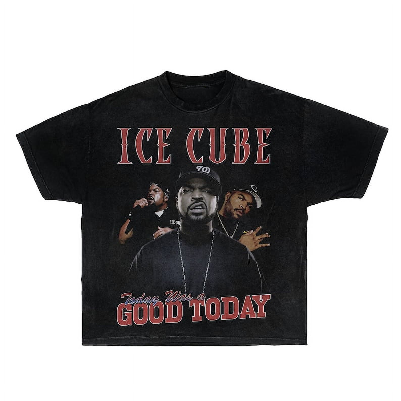 [BLACK] Ice Cube 90s retro rap tee
