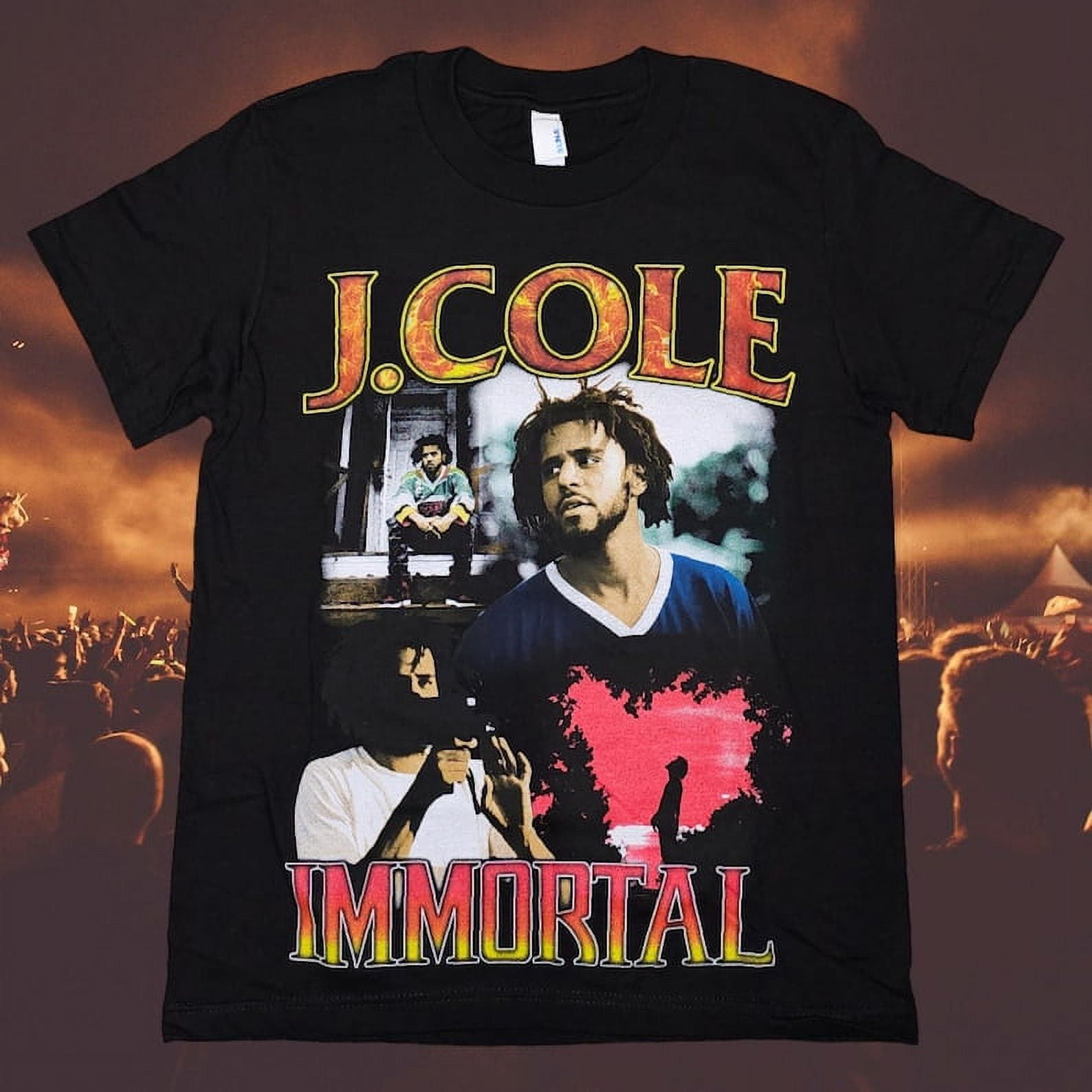 [BLACK] J cole Immortal 90's style vintage graphic Tshirts S3XL