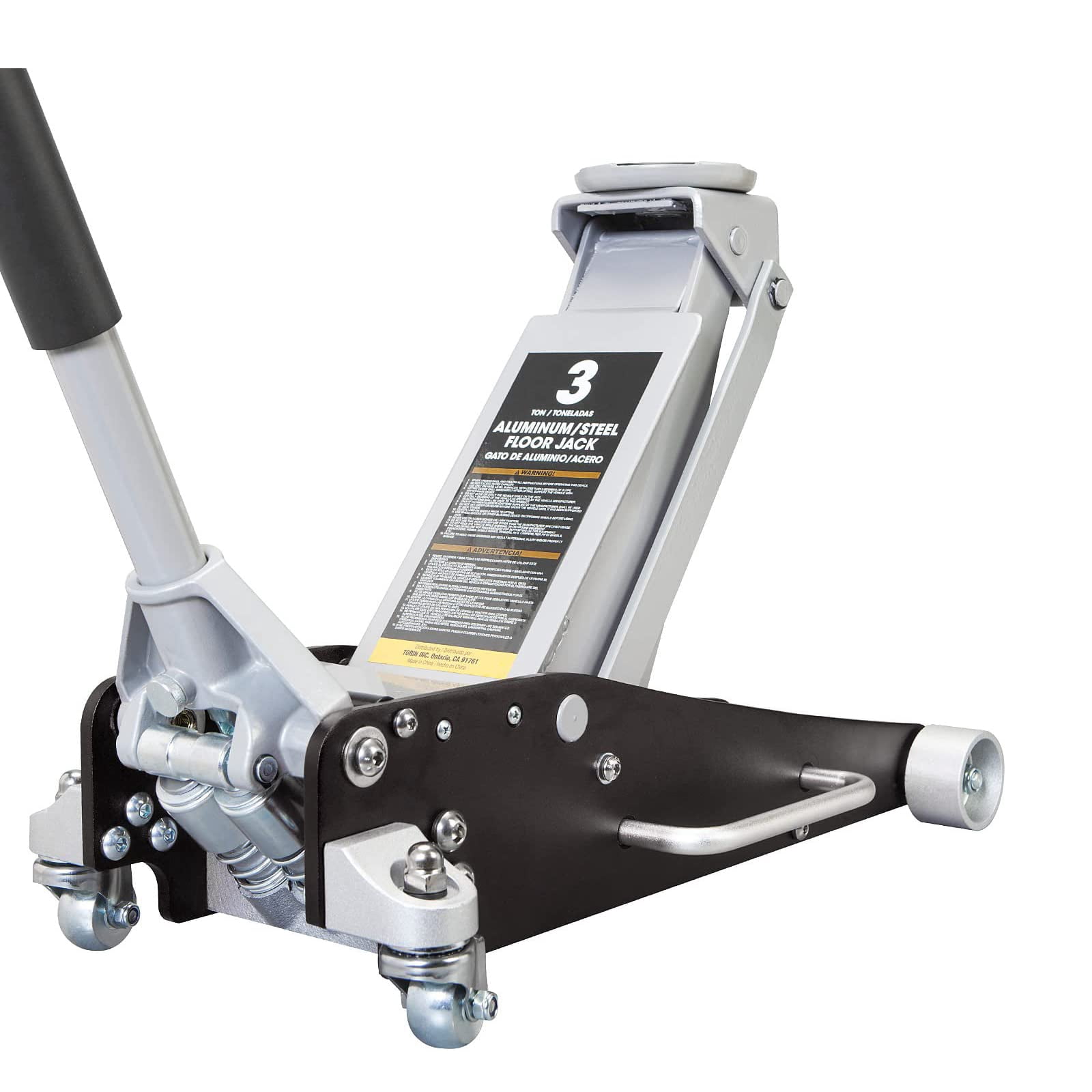 BLACK JACK 3 Ton Low Profile, Aluminum and Steel Racing Floor Jack with ...