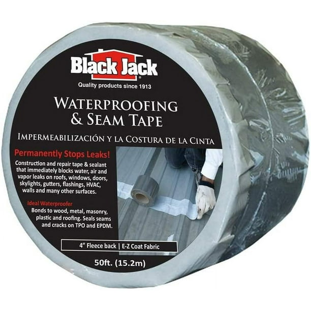 BLACK JACK 4-in x 50-ft Rubberized asphalt Roll Flashing BLACK JACK 4-in x 50-ft Rubberized asphalt Roll Flashing