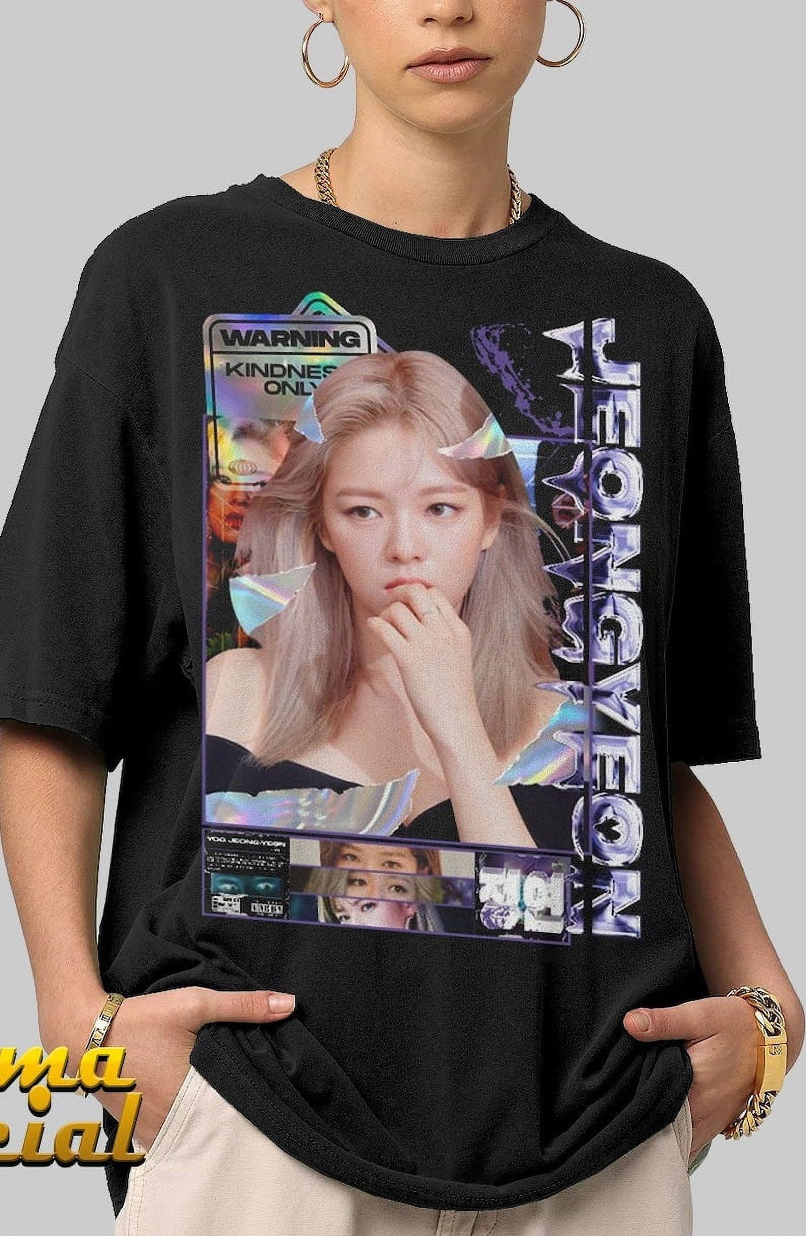 [BLACK] Jeongyeon Shirt Yoo Jeong-yeon Twice K-pop Girl Group Classic 