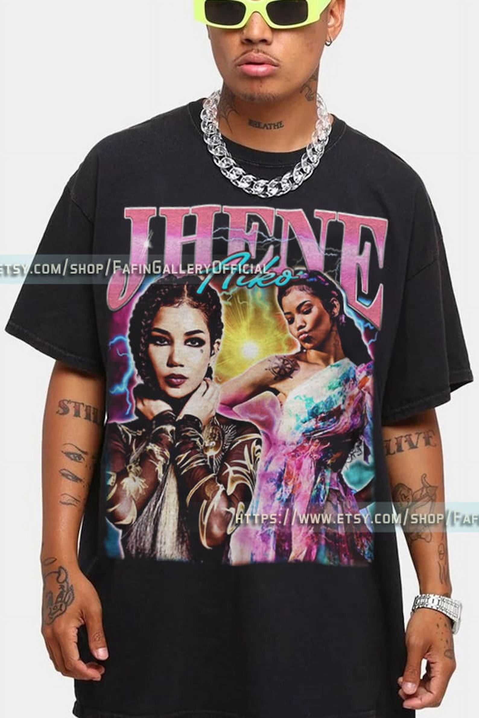 [BLACK] Jhene Aiko Efuru Chilombo Tees, Vintage Tee Aiko Vintage 90s ...