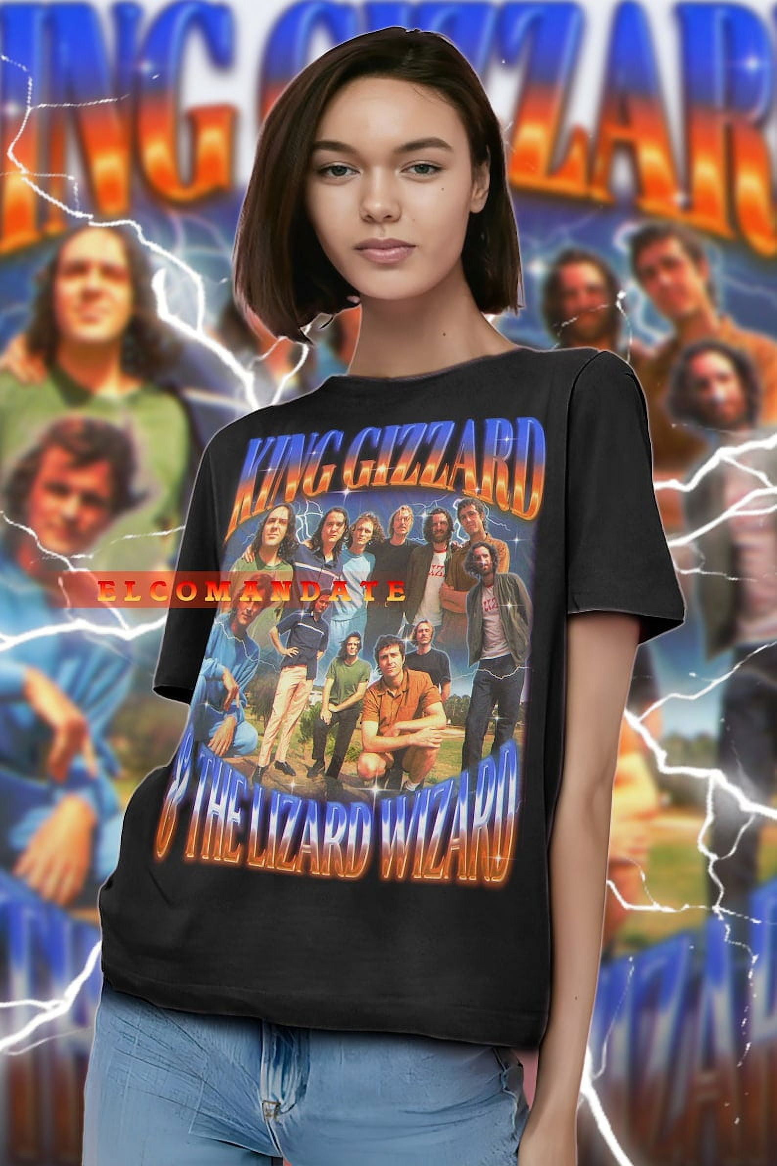 [BLACK] KING GIZARD and The Lizard Wizard Vintage Shirt