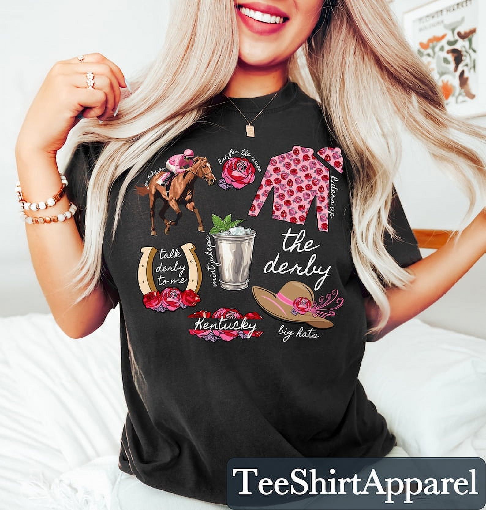 [BLACK] Kentucky Derby Shirt, Derby Vibes Shirt, Go Baby Go Shirt