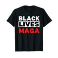 BLACK LIVES MAGA, Blacks for Trump 2024 Black Republicans TShirt