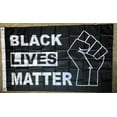 thumbnail image 1 of BLACK LIVES MATTER Large Flag 3x5 Feet Banner Protest Support BLM Movement Flag, 1 of 2
