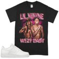 [BLACK] Lil Wayne Vintage TShirt, Point guard/Shooting guard Homage