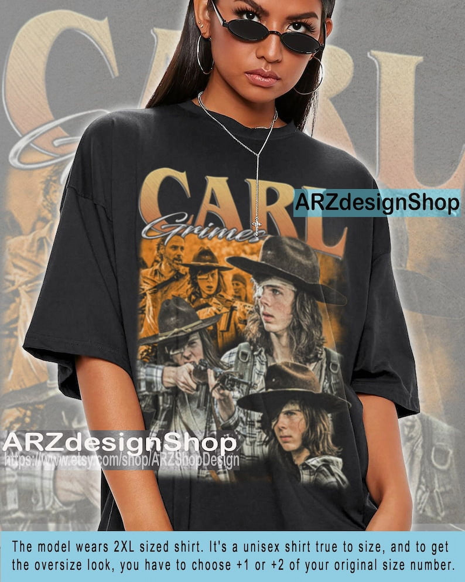 [BLACK] Limited Carl Grimes Shirt