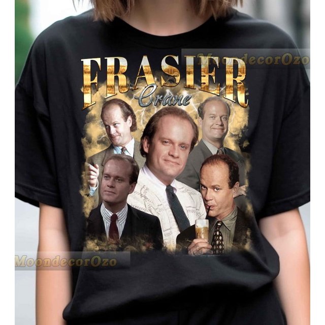 [BLACK] Limited Vintage Frasier Crane Tshirt