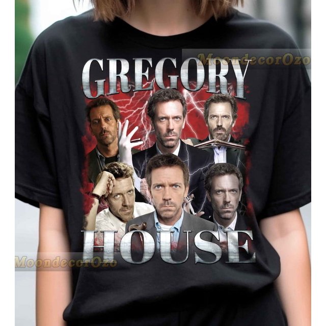 [BLACK] Limited Vintage Gregory House Tshirt