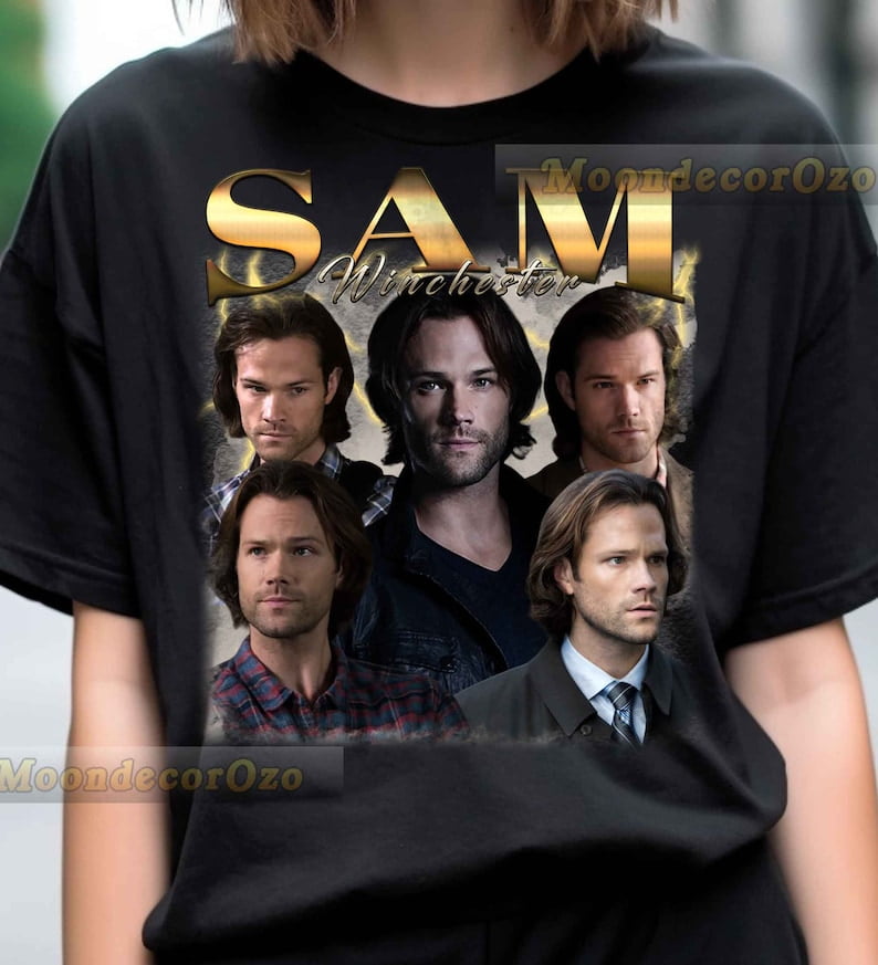[BLACK] Limited Vintage Sam Winchester Tshirt