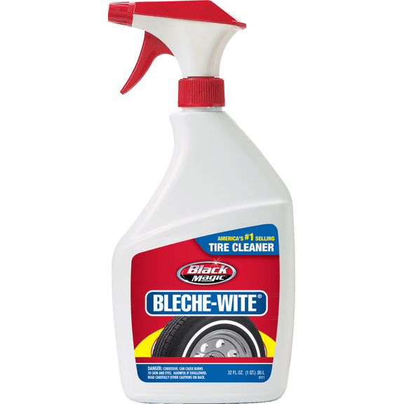 BLACK MAGIC BLECHE-WITE Tire Cleaner - Pack of 4 Household & Commercial Use, Effective Formula