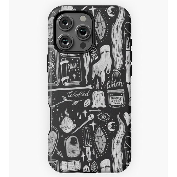 BLACK MAGIC GA5883 Phone Case for iPhone 11 to 17 Pro Max