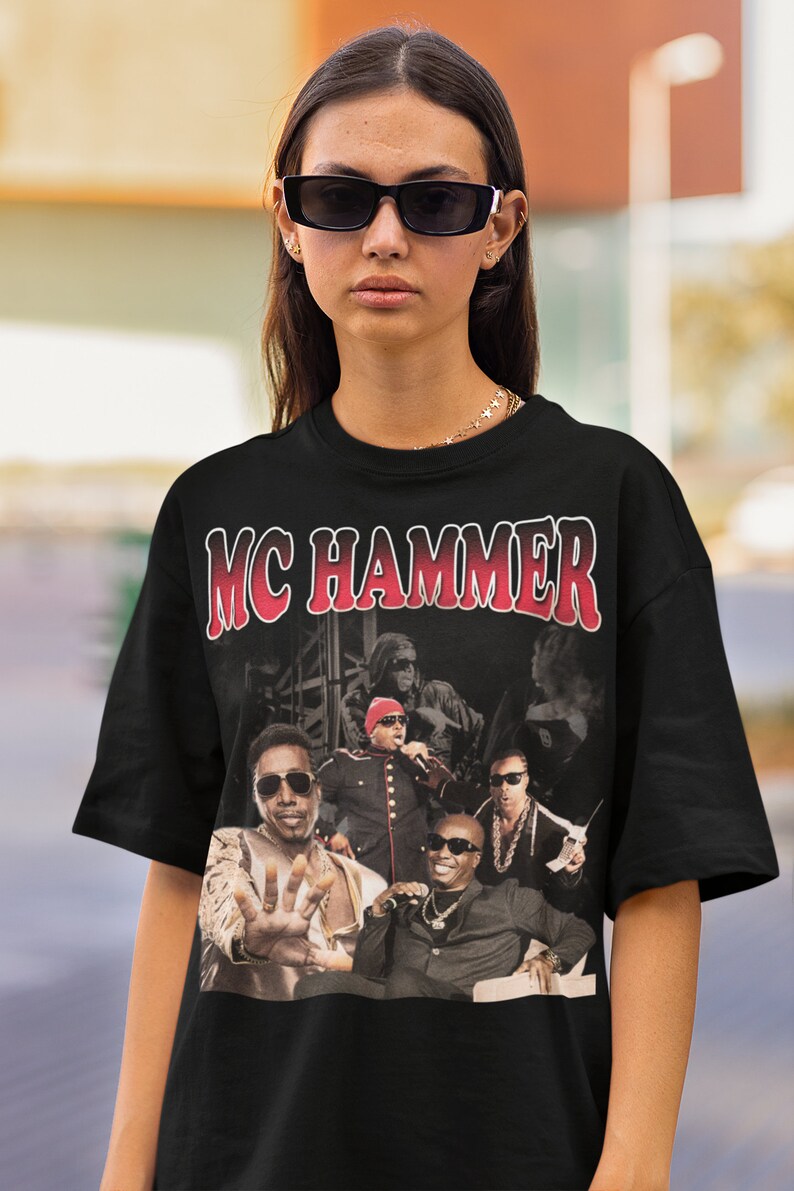 [BLACK] MC HAMMER Mc Hammer Shirt Tshirt Tee