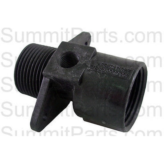 BLACK METRIC WATER INLET NIPPLE