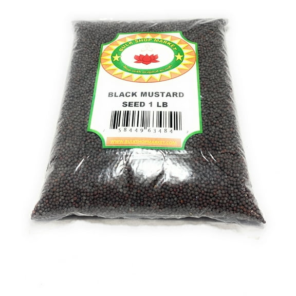 BLACK MUSTARD SEED 1 LB SPICE BY BULKSHOPMARKET
