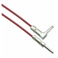 thumbnail image 1 of BLACK/NEON RED Designer Series  1/4" Guitar Cables - Straight to Right, 1 of 5