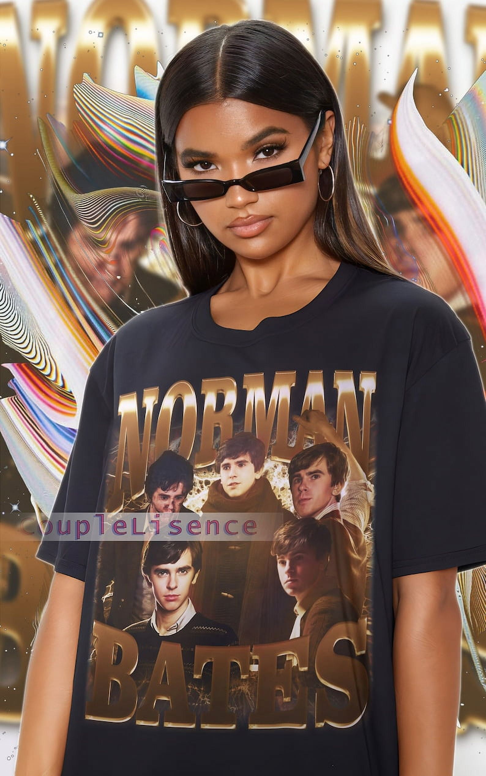 [BLACK] NORMAN BATES Vintage Shirt Norman Bates Homage Retro Norman