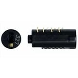 (BLACK) Office Furniture Replacement Lock Core Kit Includes 2 Keys for ...