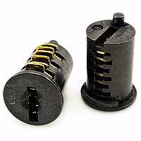 (BLACK) Office Furniture Replacement Lock Core for Haworth ML095