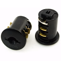 (BLACK) Office Furniture Replacement Lock Core for Kimball Office 078