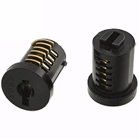 (BLACK) Office Furniture Replacement Lock Core for Wesko W017